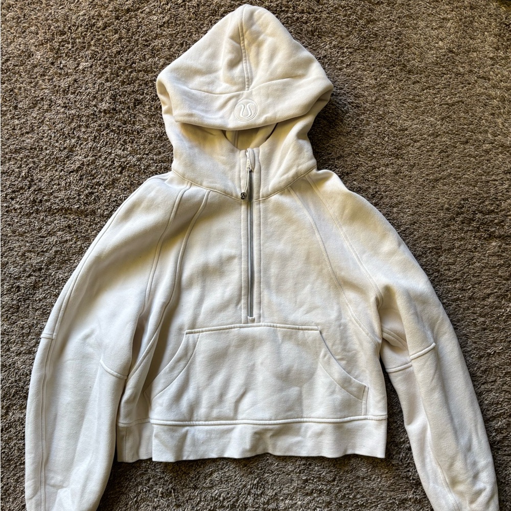 Women’s Lululemon zip scuba hoodie, oversized size XS – S